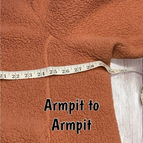 Lands’ End Women’s Sherpa Zip Up Jacket Sweatshirt Rose Size 3X (24W-26W) EUC - Picture 4 of 9